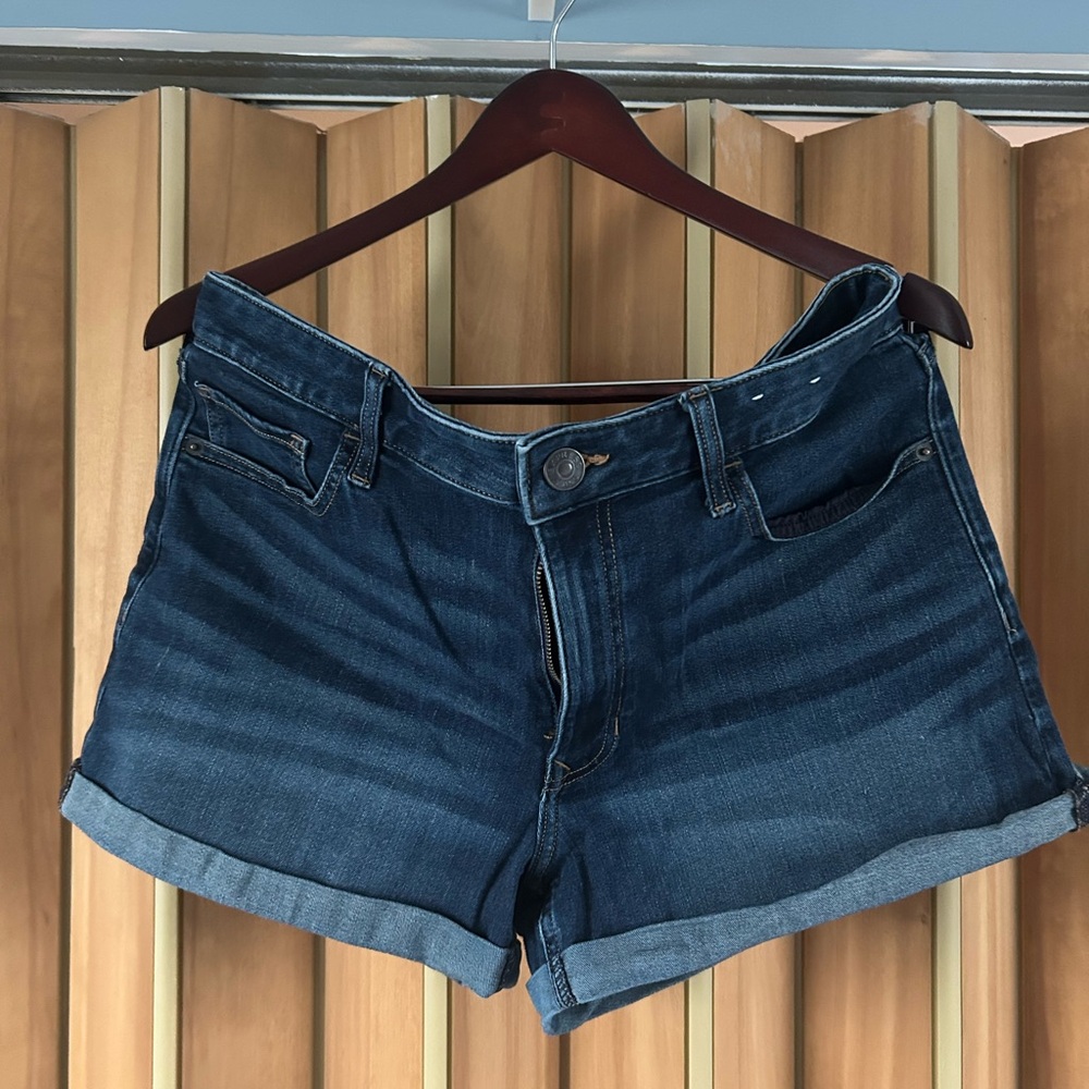 American Eagle Outfitters Dark Blue Jean Shorts